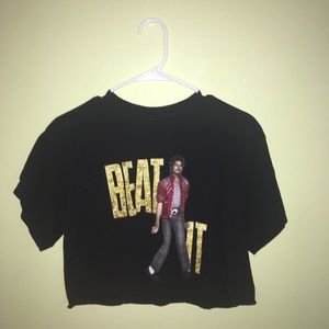Michael Jackson Crop Top